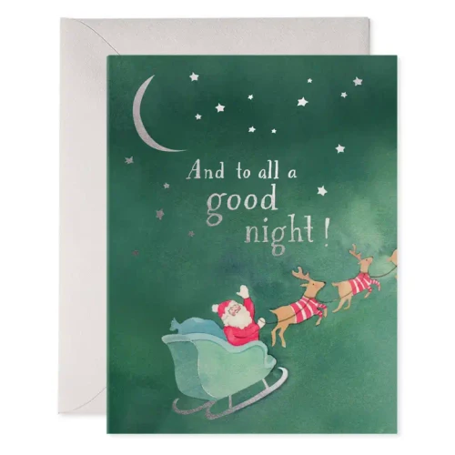 To All A Good Night Christmas Holiday Greeting Card