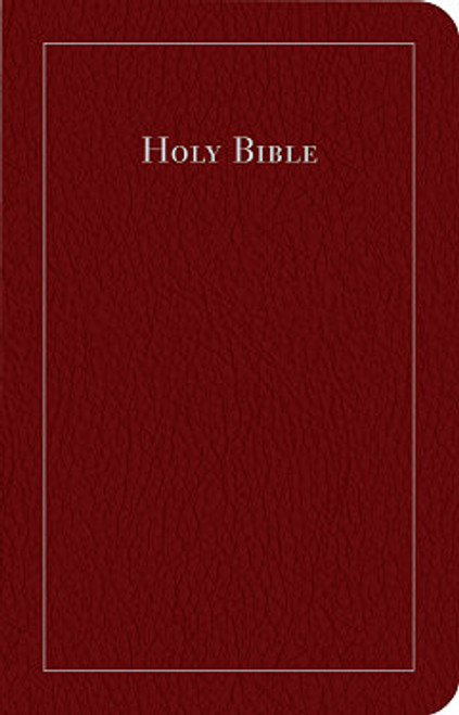 CEB Common English Thinline Bible with Apocrypha  - Burgundy