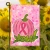 Pink Ribbon Pumpkin Garden Flag