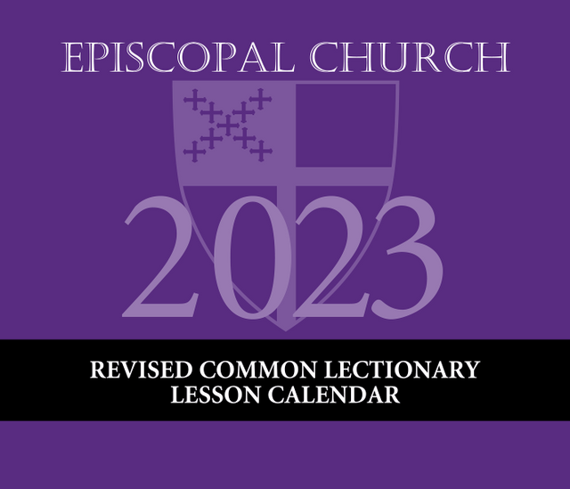 Episcopal Church Revised Common Lectionary (RCL) Lesson Calendar 2024