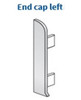 End Cap Left For Aluminium Clip-On Skirting