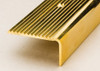 Solid brass stair nosing