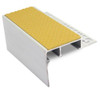 DDA compliant external stair nosing  with anti slip inlay for tiled steps