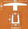 Solid Wood Hardwood T Door Bar Threshold Strips For Same Level Flooring