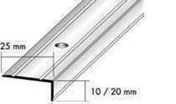 Aluminium Stair Edging,Perforated 2.7m. National Stair Nosings