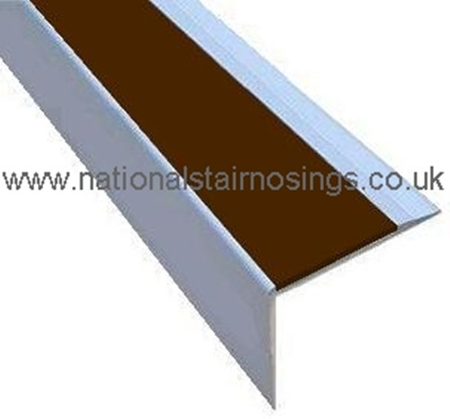 DDA compliant Anti-slip stair nosing over hard flooring