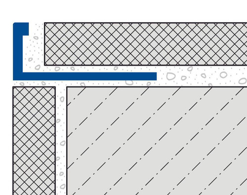 Aluminium Straight Edge Tile Trim- 2.5m 