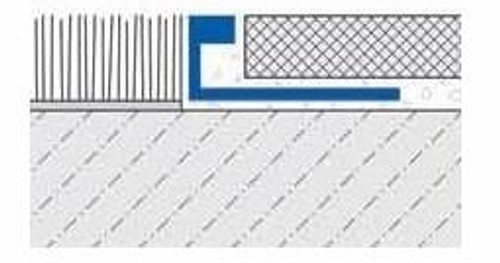 Brass Corner 5mil Wide Straight Edge Tile Trim - 2.5m Brass Corner 5mil Wide Straight Edge Tile Trim - 2.5m