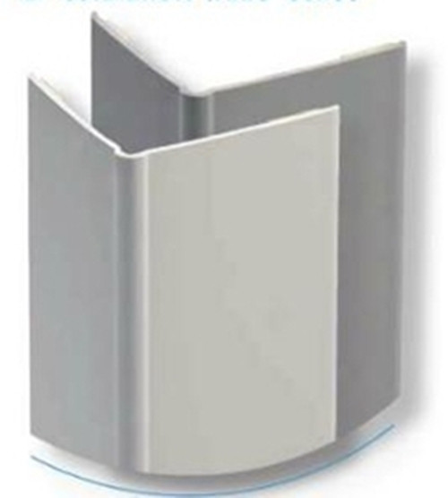 Adjustable angle pvc-u corner guard is a cost effective solutionfor irregualr angle corners
