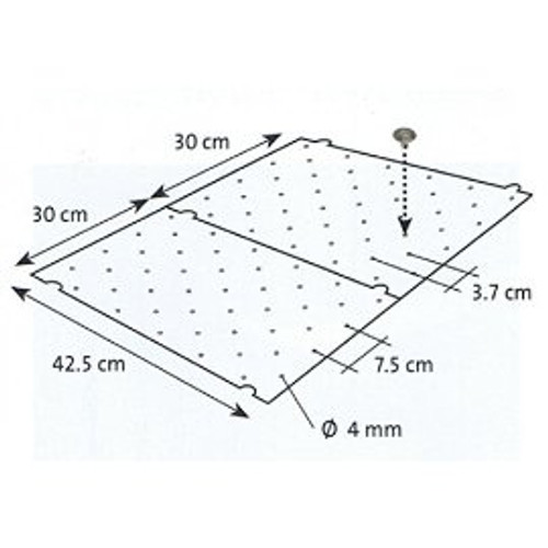 Marking Template For Tactile Studs With Stem Marking Template For Tactile Studs With Stem