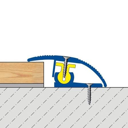 Aluminium Transition Profile For  7-17mm Floor Heights-2.7m