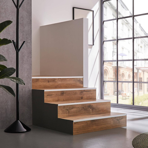 Aluminium Square Step Edging For Tiled Stairs-2.5m