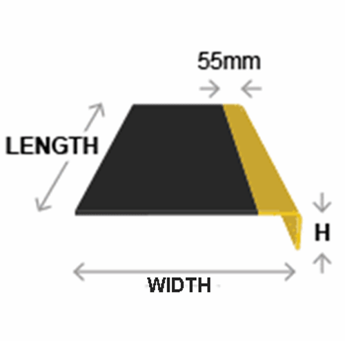 Anti Slip GRP Step Tread Cover