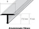 Bendable T- Floor Dividing Profile - 2.5m