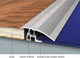 Adjustable Aluminium Floor Transition Ramp Threshold Strip 7–26mm