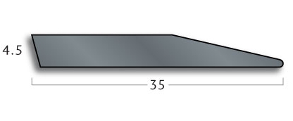 Flexible PVC Ramp Edge Trim – Threshold & Floor Transition Strip
