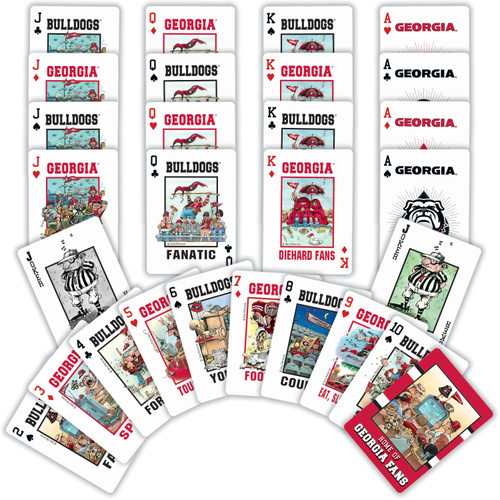 Georgia Bulldogs Fan Deck Playing Cards