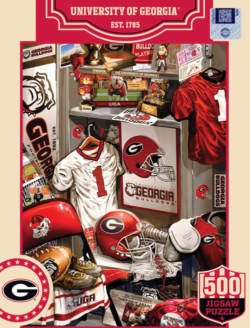 Georgia Bulldogs NCAA Locker Room 500pc Puzzle
