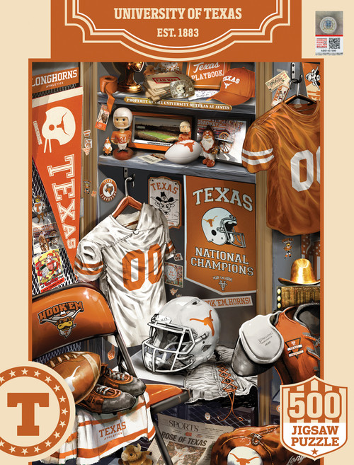 Texas Longhorns NCAA Locker Room 500pc Puzzle