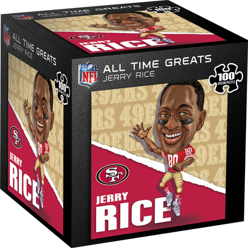 San Francisco 49ers NFL All-Time Greats 100pc Puzzle - Jerry Rice