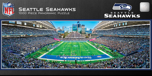 Seattle Seahawks NFL 1000pc Panoramic Puzzle - End Zone