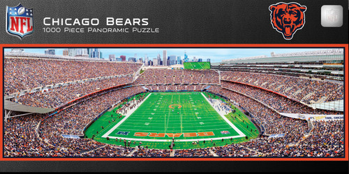 Chicago Bears NFL 1000pc Panoramic Puzzle - End Zone