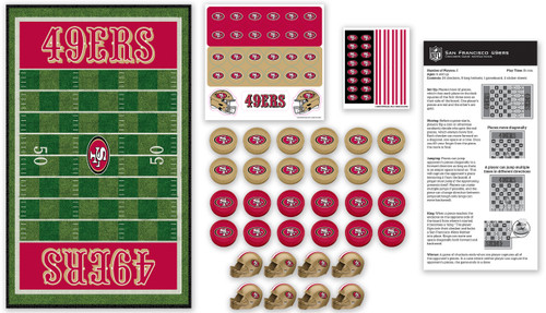 San Francisco 49ers NFL Checkers