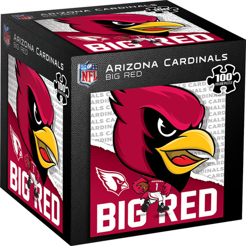 Arizona Cardinals NFL Mascot 100 Piece Square Puzzle
