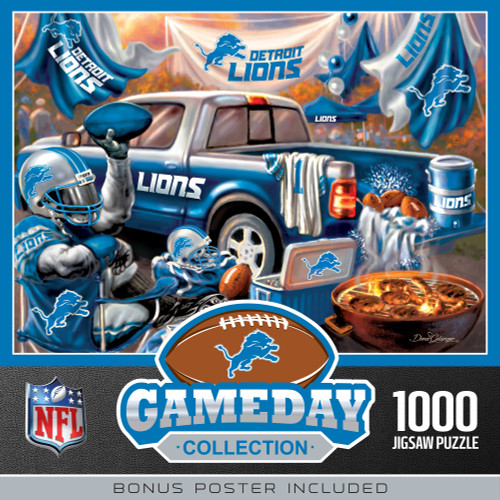Detroit Lions NFL Gameday 1000pc Puzzle