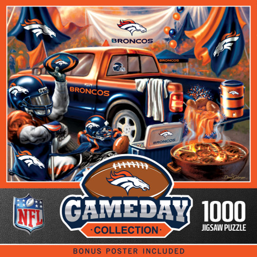 Denver Broncos NFL Gameday 1000pc Puzzle