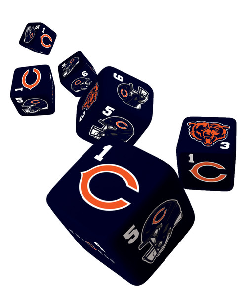 Chicago Bears NFL Dice Set