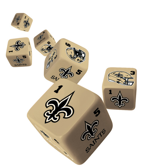 New Orleans Saints NFL Dice Set - 19mm
