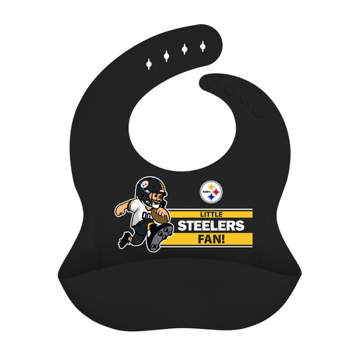 Pittsburgh Steelers NFL Silicone Bib