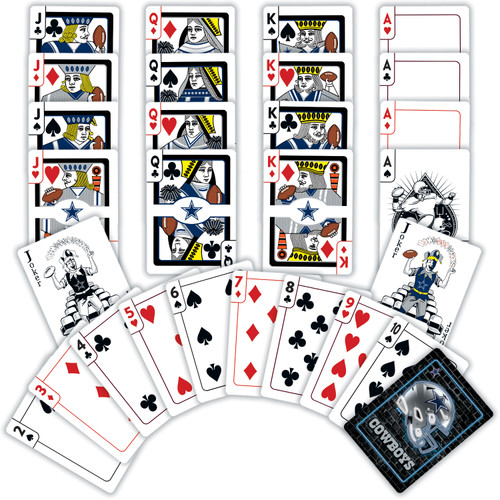 Dallas Cowboys Neon Playing Cards