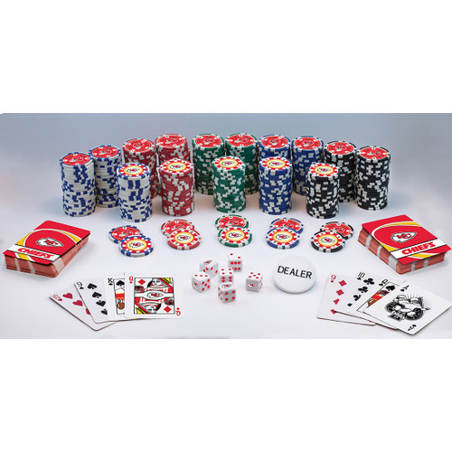 Kansas City Chiefs NFL 300pc Poker Set