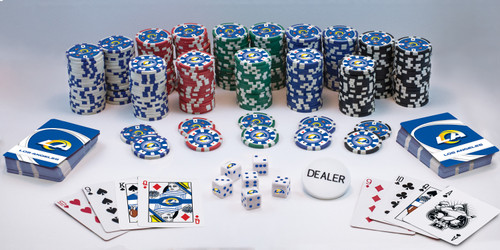 Los Angeles Rams NFL 300pc Poker Set