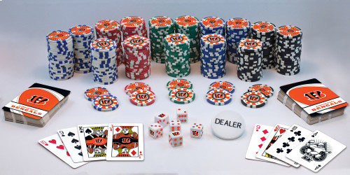 Cincinnati Bengals NFL 300pc Poker Set