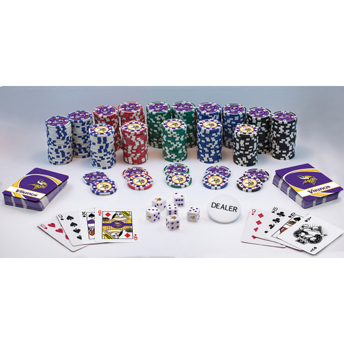 Minnesota Vikings NFL 300pc Poker Set