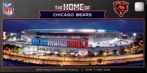 Chicago Bears NFL 1000pc Panoramic Puzzle - Stadium