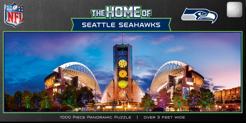 Seattle Seahawks NFL 1000pc Panoramic Puzzle - Stadium