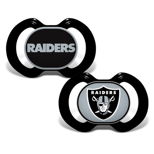 Las Vegas Raiders NFL Pacifier 2-Pack
