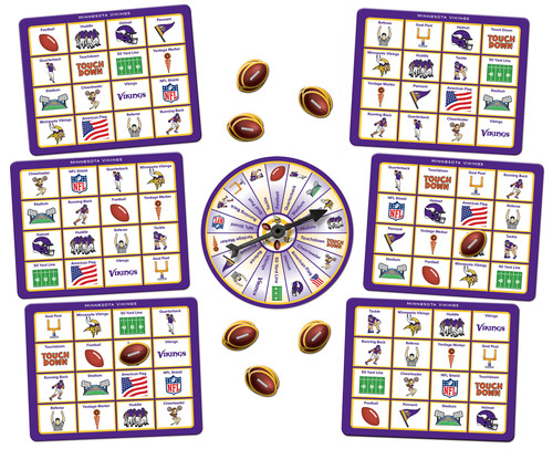 Minnesota Vikings NFL Bingo Game