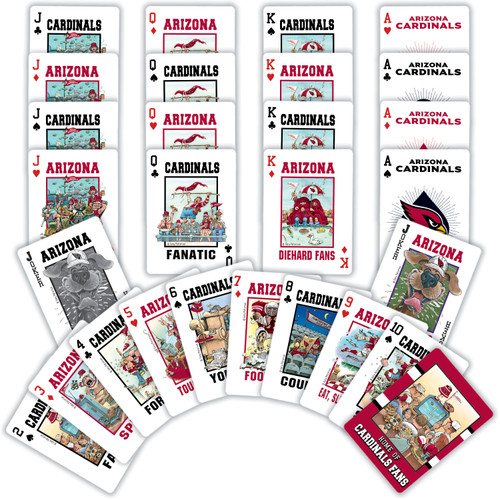 Arizona Cardinals Fan Deck Playing Cards