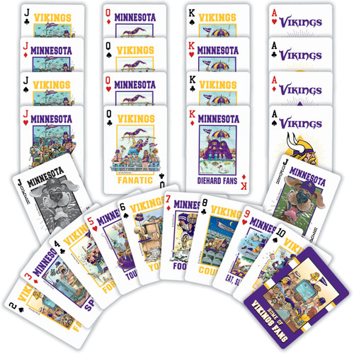 Minnesota Vikings Fan Deck Playing Cards