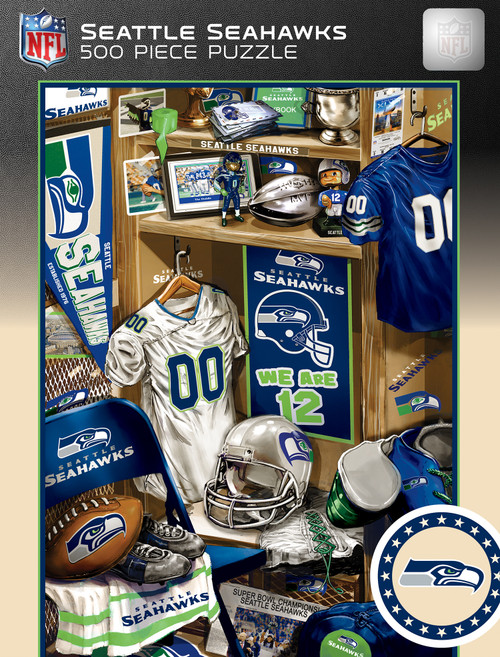 Seattle Seahawks NFL Locker Room 500pc Puzzle