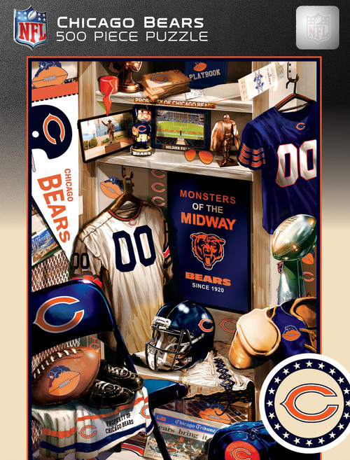 Chicago Bears NFL Locker Room 500pc Puzzle