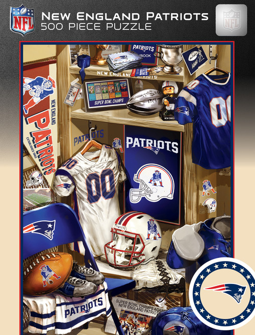 New England Patriots NFL Locker Room 500pc Puzzle