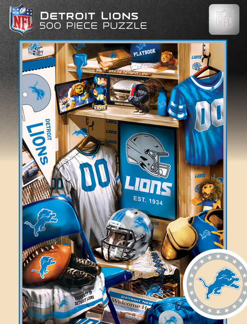 Detroit Lions NFL Locker Room 500pc Puzzle
