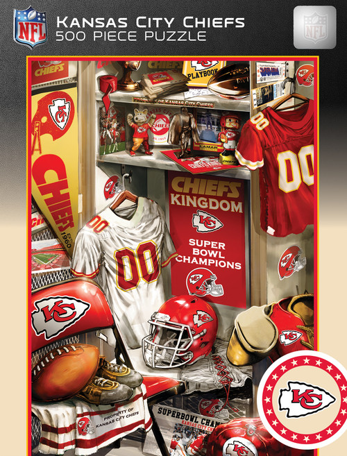 Kansas City Chiefs NFL Locker Room 500pc Puzzle