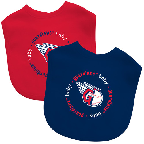 Cleveland Guardians MLB Baby Bibs 2-Pack